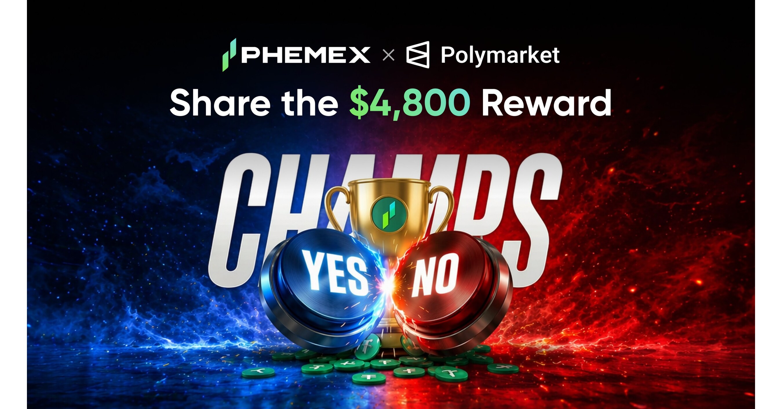 Phemex Launches Prediction Market Powered by Polymarket, Introduces Month-Long Forecasting Championship