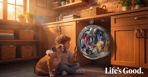 Nova linha de lava e seca LG de alta capacidade traz ciclo especial aprovado por pets