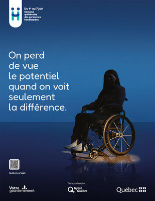 Affiche promotionnelle de la Semaine québécoise des personnes handicapées (Groupe CNW/Office des personnes handicapées du Québec)