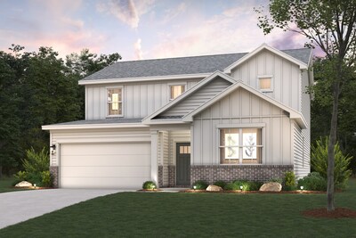 Harding Floor Plan Rendering | New Homes in Dallas, GA | Hawthorne Reserve by Century Communities