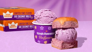 KING'S HAWAIIAN AND VAN LEEUWEN JOIN FORCES TO LAUNCH FIRST-OF-ITS-KIND UBE COCONUT ICE CREAM AND ICE CREAM SANDWICH TO CELEBRATE NATIONWIDE LAUNCH OF UBE COCONUT SWEET ROLLS