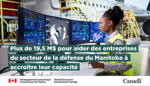 Le gouvernement du Canada investit dans l'industrie de Winnipeg pour renforcer la capacité de défense du Canada