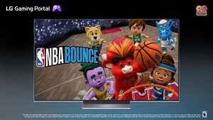 LG ELECTRONICS BRINGS OLD SCHOOL BALL TO SMART TVS AND MONITORS WITH NBA BOUNCE