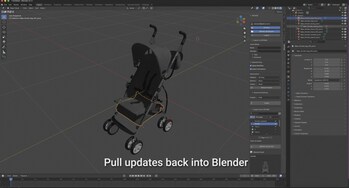 VNTANA Blender Plugin: Pull updates back into Blender