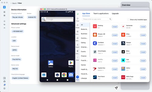 GeeLark's Android 16 Cloud Phone Preview
