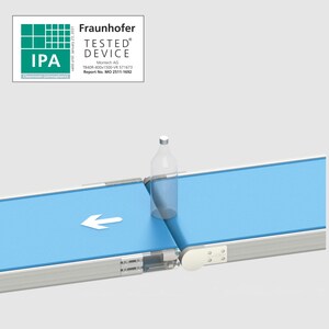 Fraunhofer IPA certifies knife edge for Montech cleanroom belt conveyors