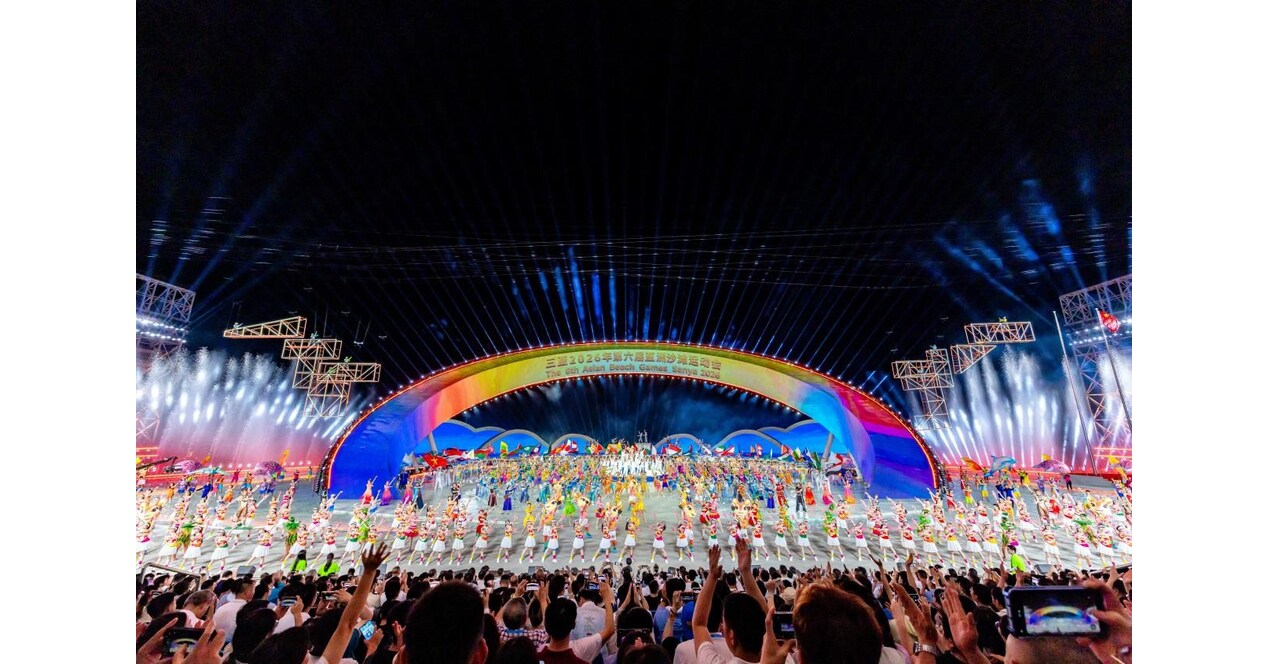 Lagu Tema Pembukaan Asian Beach Games Sanya (ABG) - "See ya in Sanya": Dunia luas, namun ujung langit dan tepi laut terasa dekat