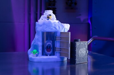 Inspired by Illumination’s upcoming Minions & Monsters movie, hitting theaters July 2026, Moose Toys and Universal Products & Experiences introduce the Minions & Monsters Quest for the Monster playset. Kids help the Minions reveal and release a hidden monster by activating the magic spell book with water and unlocking the mountain to discover either Howard or Phillip. Available globally starting April 2026.