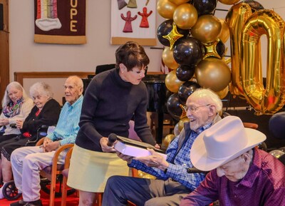 EdenHill Communities honored nine centenarian residents in New Braunfels, Texas, celebrating their lives, legacy, and the connection they share across one senior living campus.