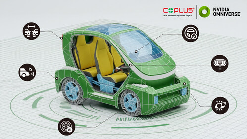 COPLUS "Manlux" Concept Vehicle: An AI-native micro-mobility platform powered by NVIDIA Edge AI and Omniverse. Featuring proprietary MLA optical technology, it integrates V2X communication and digital twin frameworks for smart urban transit. COPLUS "Manlux" Concept Vehicle: An AI-native micro-mobility platform powered by NVIDIA Edge AI and Omniverse. Featuring proprietary MLA optical technology, it integrates V2X communication and digital twin frameworks for smart urban transit.
