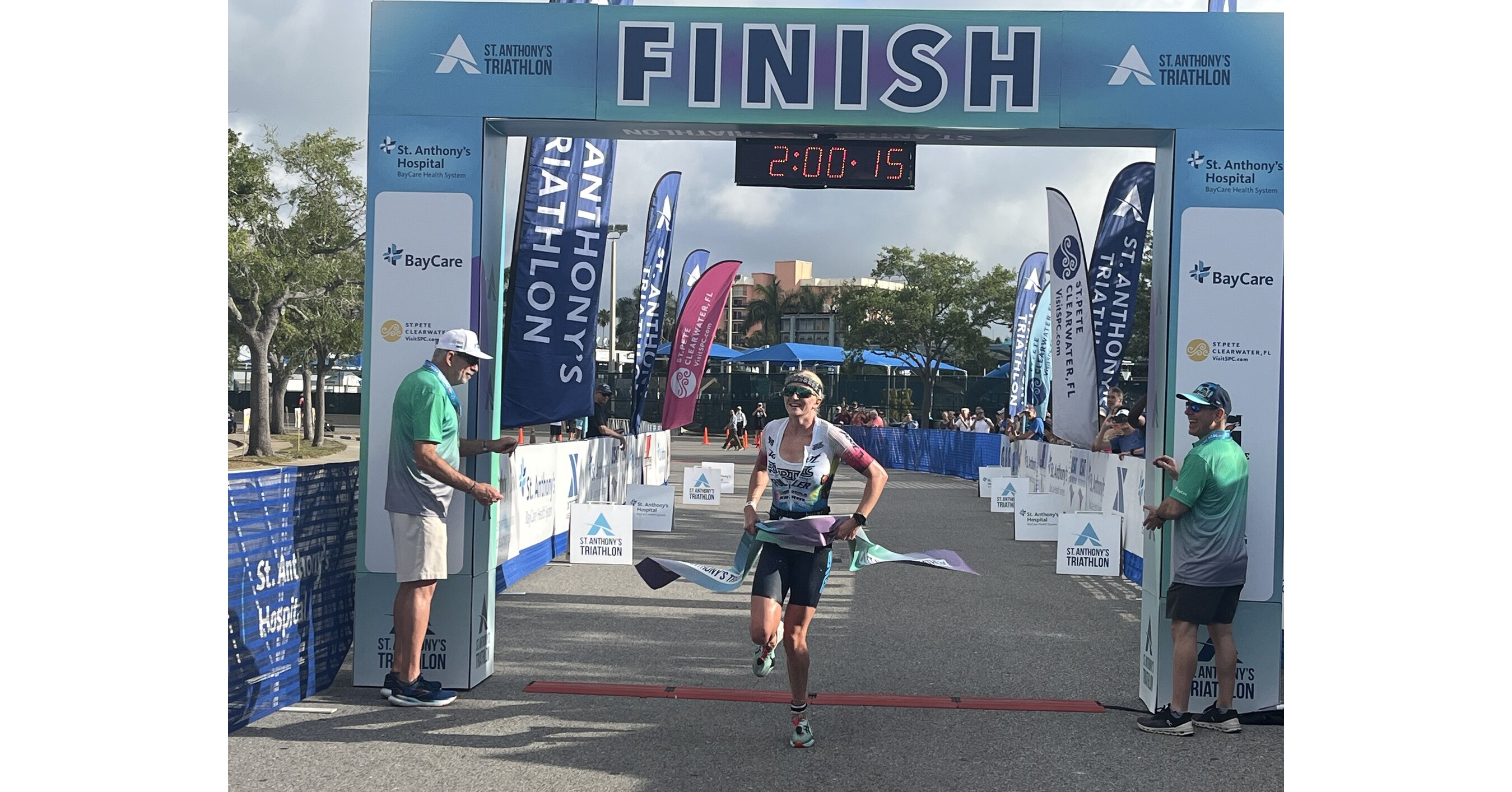 Sam Appleton, Annie Fuller Win St. Anthonys Triathlon