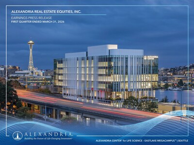 Alexandria Real Estate Equities, Inc. All Rights Reserved. ©2026 (PRNewsfoto/Alexandria Real Estate Equities, Inc.)