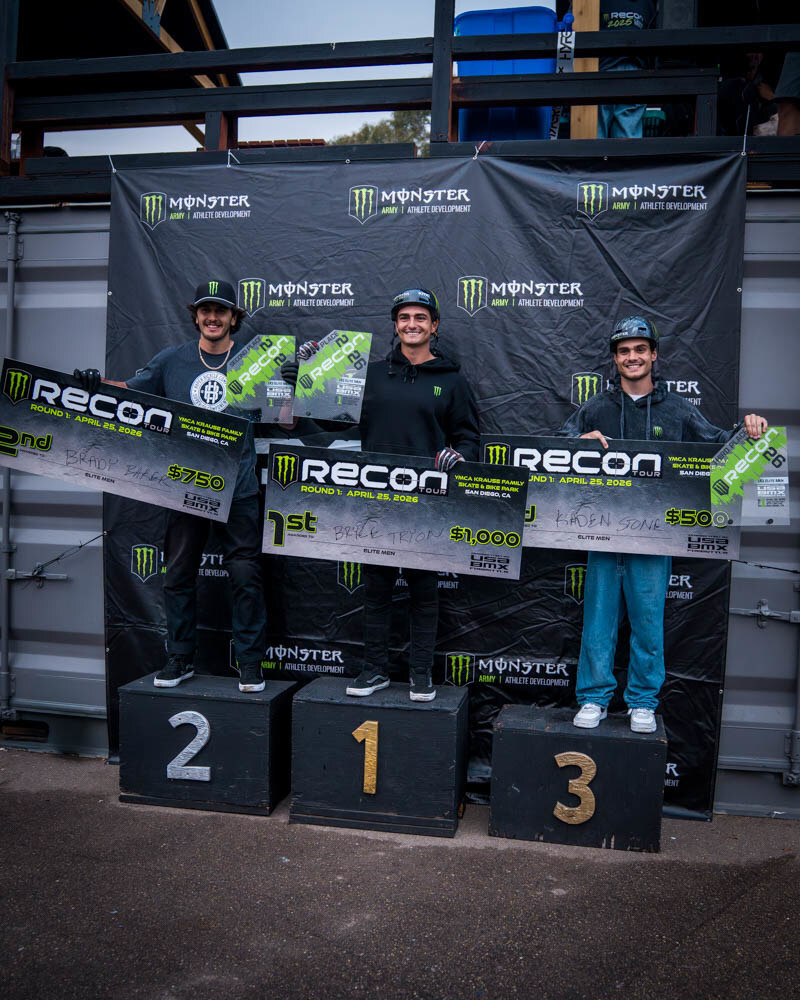 Monster Energy and Monster Army Riders Sweep Pro Men's Podium at Opening Stop of the 2026 Monster Army Recon Tour in San Diego