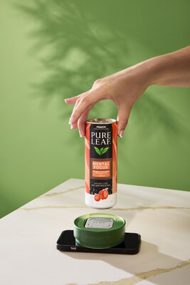 Pure Leaf Mental Focus is crafted with real brewed black tea, naturally occurring caffeine, and added L-theanine to help support attention and comes in two flavors: Peach and Raspberry.