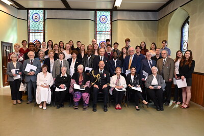 Les récipiendaires des Médailles de la Lieutenante-gouverneure du Québec honorés lors de la cérémonie de remise tenue au Collège de Stanstead, le 26 avril 2026. (Groupe CNW/Cabinet de la lieutenante-gouverneure du Québec)
