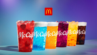 McDonald's Summer Beverage Lineup (3 Refreshers, 3 Crafted Sodas with Cold Foam) — product image