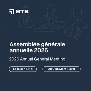 BTB partage les détails de son Assemblée générale annuelle 2026