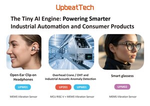 Upbeat Technology to Showcase World's Smallest AI-Powered MEMS Vibration Sensors at Sensors Converge 2026