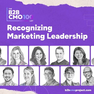 The B2B CMO Project Names the Top 100 B2B CMOs for 2026