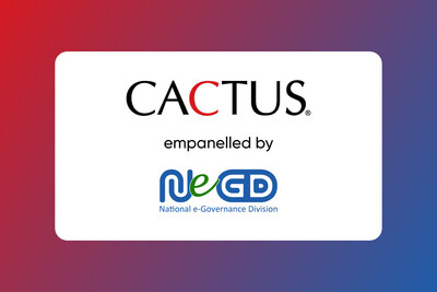CACTUS empanelled by NeGD