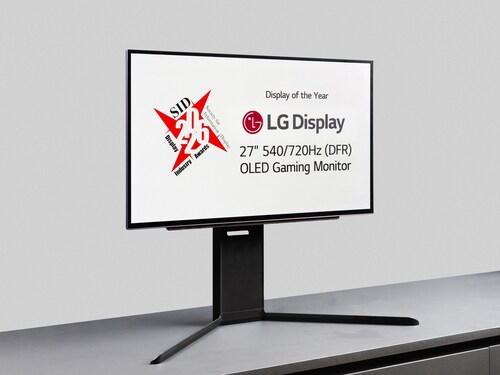 LG Display’s 27-inch DFR Gaming OLED panel wins SID’s ‘Display of the Year’