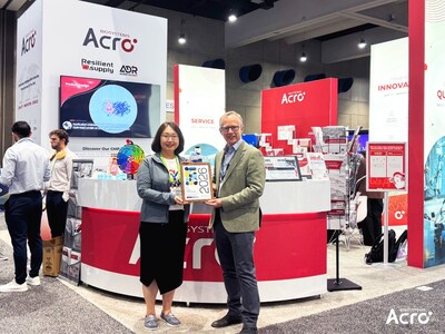 At AACR, Dr. Yu Sun, VP of Product Development at ACROBiosystems, received the CiteAb Award