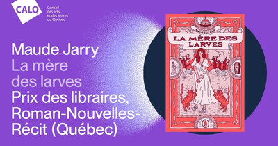 Maude Jarry remporte le Prix des libraires, catégorie Roman|Nouvelles|Récit - Québec