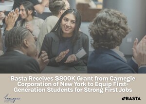 Basta Receives $800,000 Grant from Carnegie Corporation of New York to Help First-Generation Students Secure Strong First Jobs
