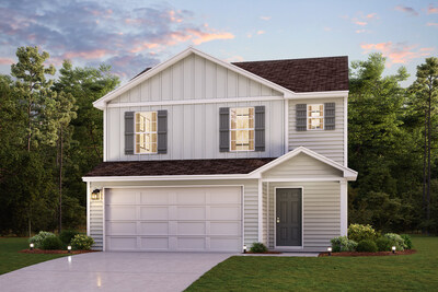 Auburn Plan Exterior Rendering | New Construction Homes in Fleming Island, FL | Fleming Island Estates by Century Complete