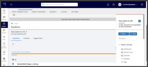 LawToolBox and SurePoint Pro Integrate Rules-Based and AI Deadlines and Dockets in Microsoft 365