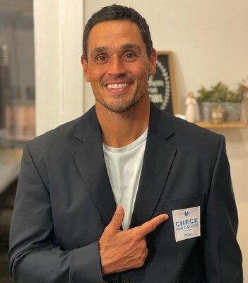 Aflac Check for Cancer Champion, David Pollack