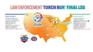 Law Enforcement Torch Run® Final Leg for Special Olympics Launches Historic Journey to the 2026 Special Olympics USA Games