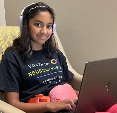 Aashna Parsa, Founder and President of Youth for Neurodiversity Inc. Developer of Ally in Training™.