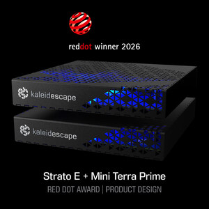 Kaleidescape Strato E Movie Player and Mini Terra Prime Movie Server Honored with 2026 Red Dot Design Award in Product Design