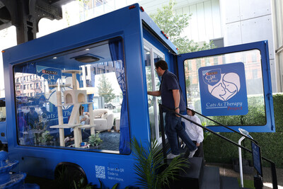 The Therapod tour kicks off in May in New York City, will head to Chicago in September, and Los Angeles in October. (PRNewsfoto/Purina Cat Chow)