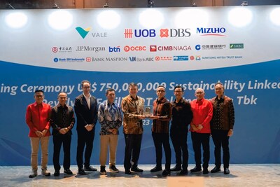 Strengthening Its Sustainable Finance Strategy, PT Vale Secures US$750 Million ESG-Linked Syndicated Loan Facility (PRNewsfoto/PT Vale Indonesia Tbk)