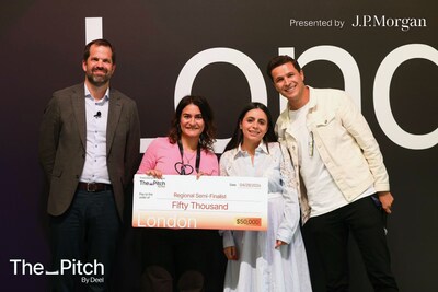 Famnest Among Winners at The Pitch by Deel London Regional Semi-Final at J.P. Morgan