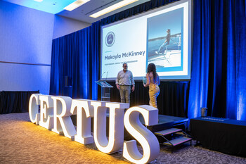 CERTUS M.V.V. winner, Makayla McKinney