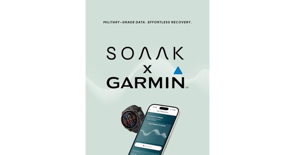 Soaak Technologies and Garmin Health Optimize Human Performance