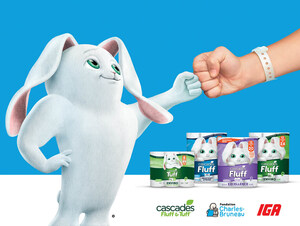 Cascades Fluff & Tuff and IGA relaunch their joint promotion on behalf of Fondation Charles-Bruneau--a seventh edition for cancer-free children