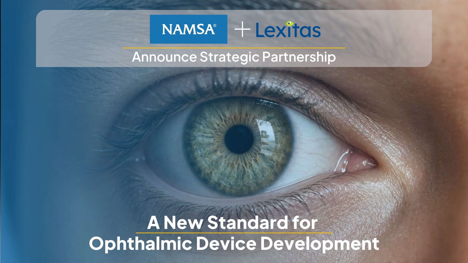NAMSA and Lexitas Announce Strategic Partnership to Deliver End-to-End Ophthalmic Medical Device Development