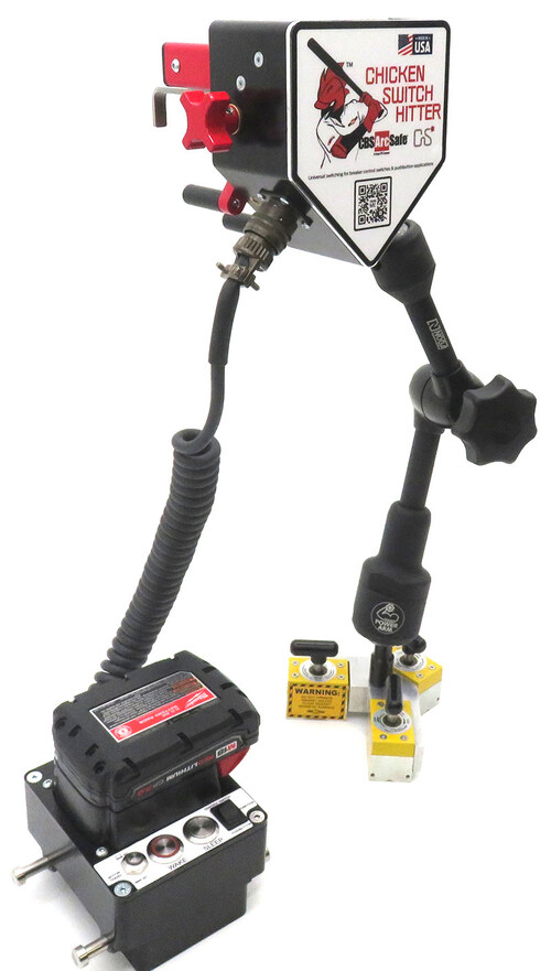 The Chicken Switch Hitter offers broad compatibility with single and dual pushbutton applications.