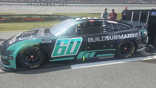 NASCAR car sponsored by BuildSubmarines.com NASCAR car sponsored by BuildSubmarines.com