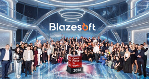Blazesoft Receives Third Consecutive Great Place To Work® Recognition as It Marks 10 Years