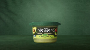 TOSTITOS EXPANDS INTO REFRIGERATED AISLE WITH NEW TOSTITOS® CHUNKY GUACAMOLE: MILD, HINT OF LIME FLAVORED DIP