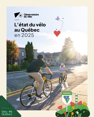 L’état du vélo au Québec 2025 (Groupe CNW/Vélo Québec)
