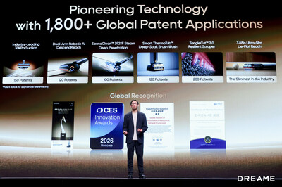 追覓洗地機首創技術 (PRNewsfoto/Dreame)