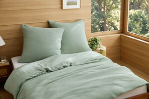 „Hallo" Sommer, „Ciao" Bügelstress: Bedsure bringt mit neuer Musselin-Bettwäsche stylischen Knitter-Look und zertifizierte Hautsanftheit in die Schlafzimmer