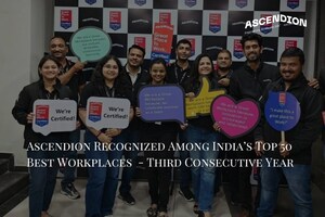 Ascendion Recognized Among India's Top 50 Best Workplaces in Health &amp; Wellness for the Third Consecutive Year