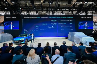 OMODA &amp; JAECOO Sambut Ulang Tahun ke-3 dan Perkenal Strategi Juta Baharu di Beijing Auto Show 2026